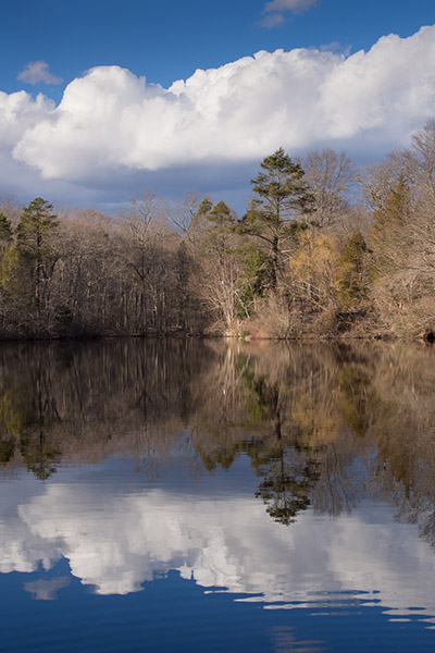 Reflection, Lake and Clouds