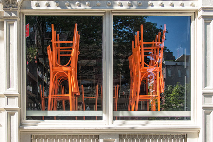 Stacked Chairs, SoHo