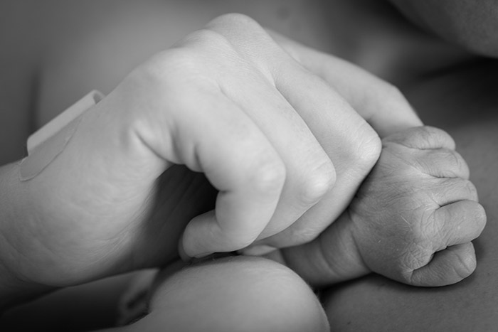 Mother and Child, Hands