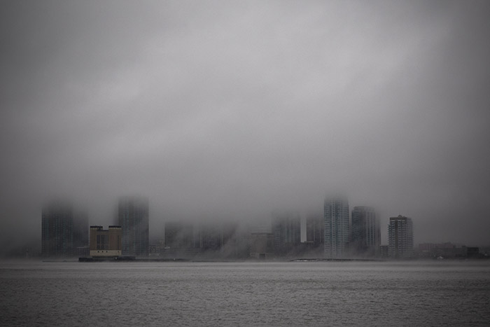 Hoboken in the Fog